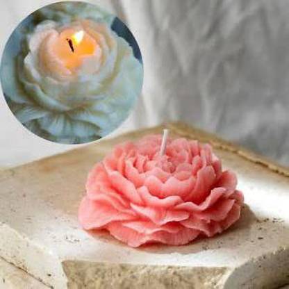 Tool Point Peony Flower Candle for Home Decoration 100% Natural Candle