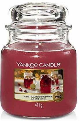 yankee Candle Medium jar Candle Christmas Morning Punch Candle
