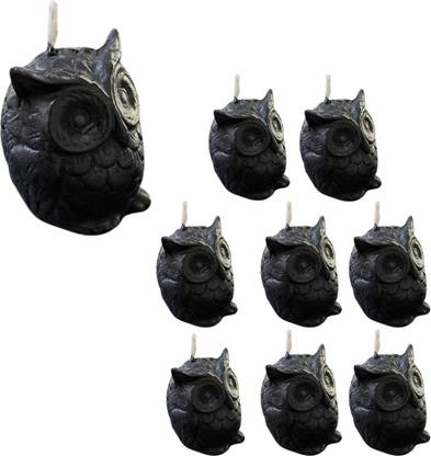 RTC Owl Candle for Healing and Decoration (Pack of 6) Candle