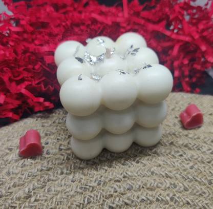 Tranquil Makers Bubble Candle Cube | Soy Wax | Home Decor | Gifting Candle