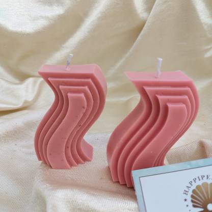 happipearls Wavy candle Candle