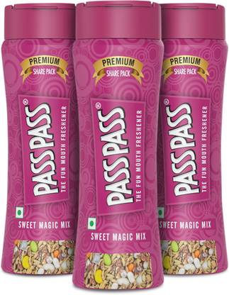 Pass Pass Spice Based Mouth Freshener | Digestive, High in Fibre & Anti-Oxidants | Sweet Magic Mix Mouth Freshener