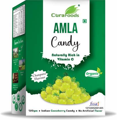 Cura Amla Candy Sweet | Natural Digestive & Immunity Booster | 100% Pure & Tasty AMLA Candy