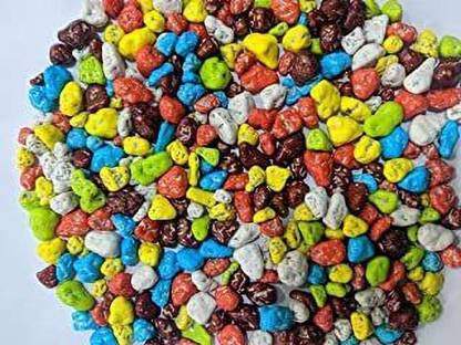 nutri petals Rock Candy - Stone Candy - Milk Stone Chocolate - Rock Shape Chocolate CHOCLATE Candy