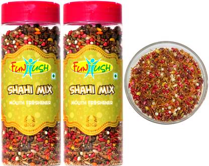 Funtush Shahi Mix Mukhwas 210 grams Bottle | Mukhwas Mouth Freshener | Royal Mukhwas Mixed Mouth Freshener