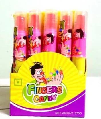 SATASTE Finger lollipop candy 30pcs/box Fruit Punch Candy Tasty Lollipop Candy orange, strawberry, strawberry, blueberry, Mango Lollipop