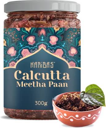 HARIBAS Calcutta Meetha Paan 300g Without Supari | After-Meal Snack| Traditional Mukhwas Calcutta Paan Mouth Freshener