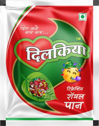 Dilkiya Royal Paan {Mouth Freshener} (15 pouch X 5 pkt) 75 Pouches sweet Mouth Freshener