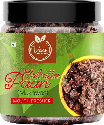 VEXA NATURALS Calcutta Pan | Sweet Gulkand Pan Mouth Freshener with Authentic Flavor | Mukhwas Sweet & Refreshing Paan Mix Mouth Freshener