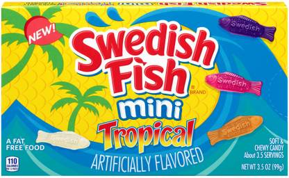 Mondelez International Swedish Fish Mini Tropical Candy
