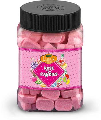 Lemor Rose Mint Candy (330 GMS, 2 Jars of 165 GMS Each) | (2 x 165 g) rose, mint Candy