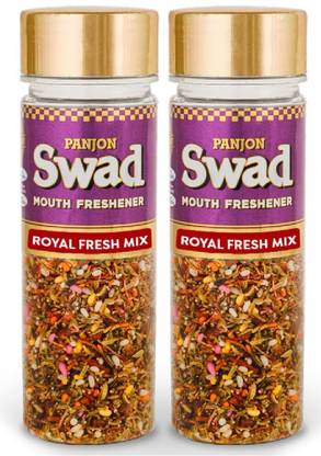 SWAD Royal Fresh Mix Mukhwas Mouth Freshener (100% Natural & Digestive), 2 bottles, 240g Royal Fresh Mix Mukhwas Mouth Freshener (100% Natural & Digestive) Mouth Freshener