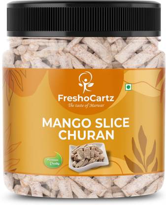 FreshoCartz Mango Slice Churan | Aam Pachak | Aplam Chaplam | Aam Papad Homemade Sweet, Sour and Tangy, Churan Mouth Freshener
