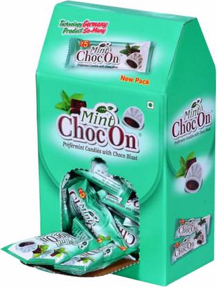 Mahak Mint Candy Pack of 60 PC | Mint ChocOn Dispencer Box Mint Candy