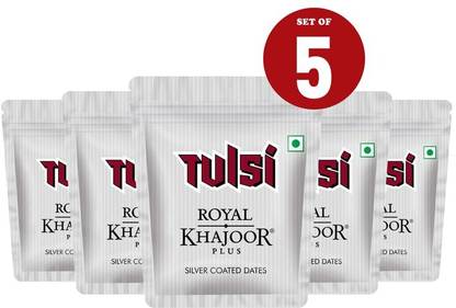 Tulsi Royal Khajoor Plus |Zipper Pack | Dry Dates | Mukhwas | Mouth Freshener Mouth Freshener