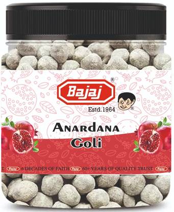 BAJAJ Anardana Goli Digestive Mouth Freshener Traditional After-Meal Mukhwas Anardana Candy