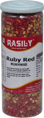 rasily Ruby Red Mukhwas dhana dal, red, sweet and salted, fennel Mouth Freshener