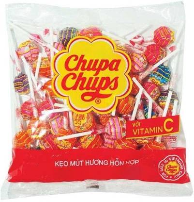 Chupa Chups Mix Fruit Lollipop With Vitamin C Mix Fruit Lollipop