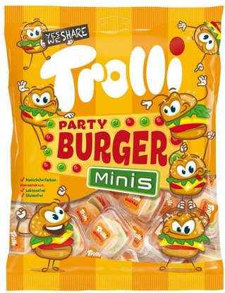 Trolli Party Burger Candy