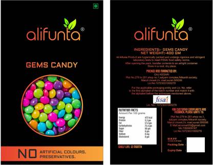 alifunta Chocolate Gems Candy | Button Candy And Chocolate Munchies Candy