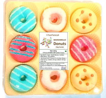 E Food Factory Marshmallow Donuts 110 g Marshmallow