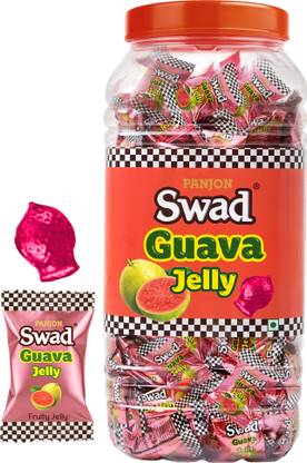SWAD Jelly Candy, Soft & Chewy Fruit Sweets Guava Jar Jelly Candy