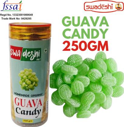 Swadeshi no 1 FRESH GUAVA CANDY / GUAVA FLAVOUR CANDY 250GM GUAVA Candy