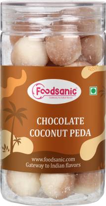 Foodsanic Chocolate coconut peda Chocolate Mouth Freshener