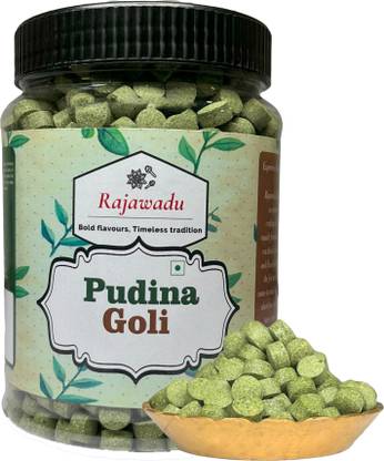 rajawadu Pudina Goli Vati | Pudina Pachak Goli | Mouth Freshener After Meal Digestives Pudina Goli, Spicy Pudina Vati Mouth Freshener