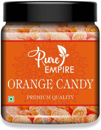 Pure Empire Orange Candy|Narangee Toffee|Orange Flavoured (Pack of ) Jar Pack Orange Toffee Orange Candy
