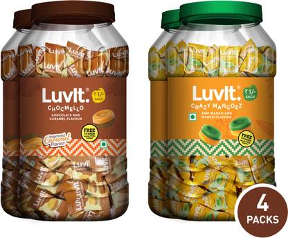 LuvIt Crazy Mango & chocmello jar Mango, caramel Candy