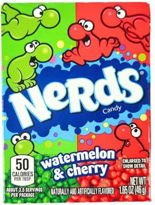 NERDS Watermelon & Cherry Candy 46g Watermelon & Cherry Candy