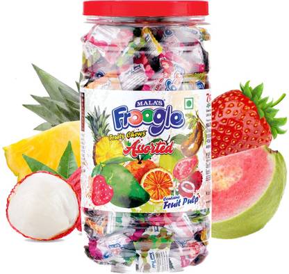 Mala’s Froogle Fruity Chews (600g X1) (600g) Assorted Jelly Candy