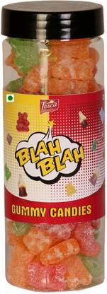 Tosca Blah Blah Fizzy Gummies - 100% Veg Gummy Bear Mix Jelly Candy