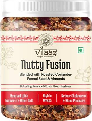 Vilaas Dried Nutty Fusion | Healthy, Delicious Snack with Nuts & Fruits Sweet Mouth Freshener