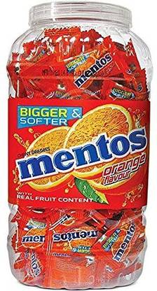 Mentos range Jar, 540g - 200 Count ORANGE Candy