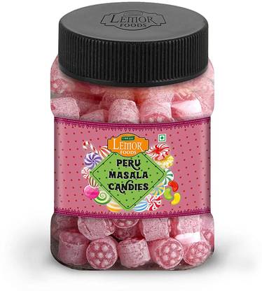 Lemor Peru Masala Candy(330 GMS, 2 Jars of 165 GMS Each) | (2 x 165 g) sweet Candy