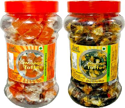 foods.shopkruz Combo Aam Papad Mango Toffee Fruit Snacks Alphonso Toffee Fresh Mango mango Toffee