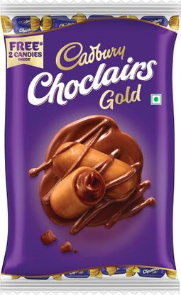 Cadbury Choclairs Gold Eeclairs Chocolate Candy