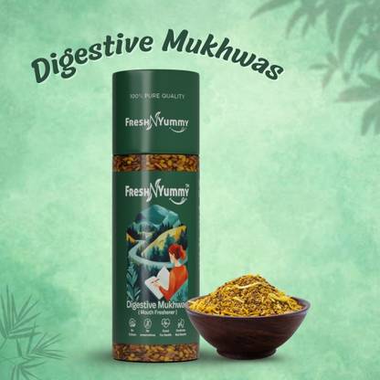 FRESH N YUMMY Tasty fresh breath Mukhwa, Traditional Authentic Indian after snack Healthy Digestive Mouth Freshener
