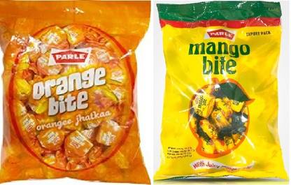 PARLE Mango bite & Orange Bite Candy Toffee