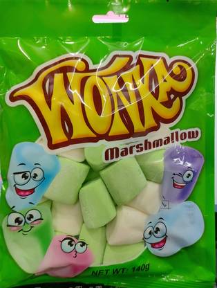 Wonka Green & White Halal Marshmallow