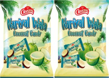 CRYSTAL Nariyal Wala Coconut Candy Combo 300 Toffee Coconut Candy