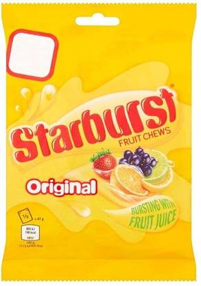 Starburst Original Fruit Chews Bursting with Fruit Juice Candy Yellow & Red Original Candy