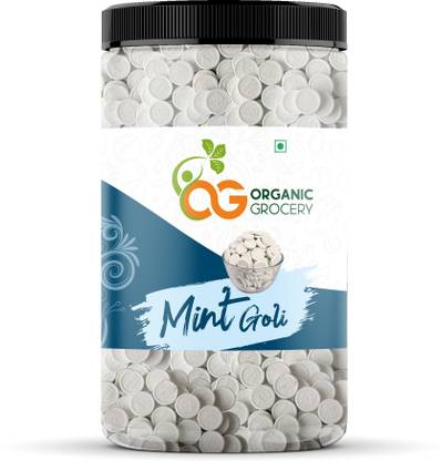 Organic Grocery Premium Mint Candy |Mint Goli (Medium Mint) 500g Mint Candy