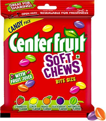 Center Fruit Soft Chews Assorted Candy
