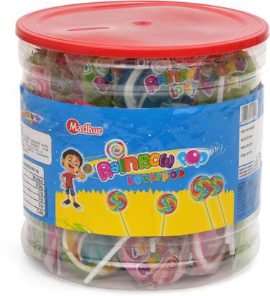 Madhur RAINBOW POP MIX FRUIT Lollipop