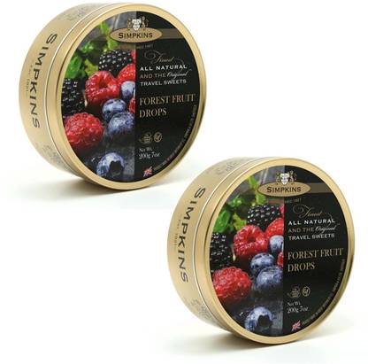Simpkins Forest Fruit Drops 200 gm (Pack of 2) Forest Fruit Candy