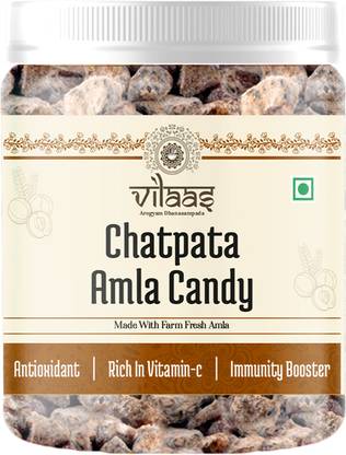 Vilaas Chatpata Amla Candy | 100% Natural, Rich in Vitamin C | Boosts Digestion Chatpata Candy