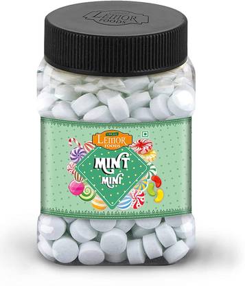 Lemor Mint Mini Candy Combo Pack (330 GMS, 2 Jars of 165 GMS Each) | (2 x 165 g) mint Candy
